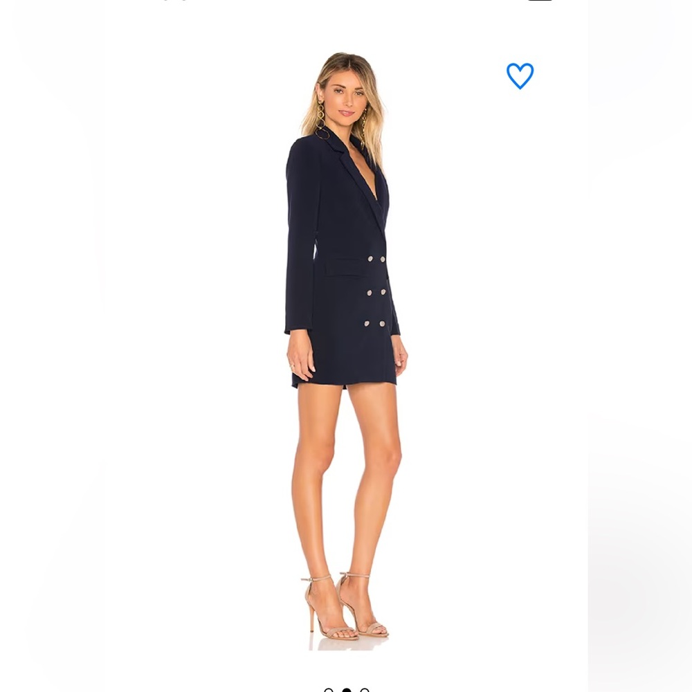Superdown Navy Blazer Dress - Picture 4 of 6